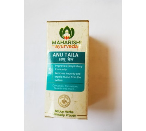 Масло Ану Тайла Махариши Аюрведа (Anu Taila Maharishi Ayurveda), 10 мл.