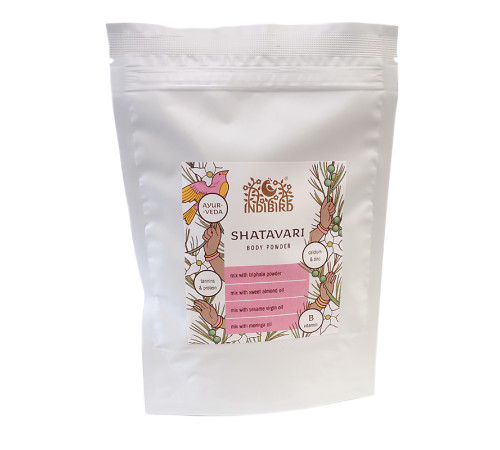 Шатавари порошок для тела Индиберд (Shatavari Body Powder Indibird), 100 г.