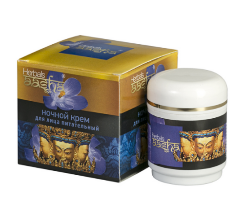 Ночной питательный крем для лица Ааша Хербалс (Aasha Herbals), 50 мл.